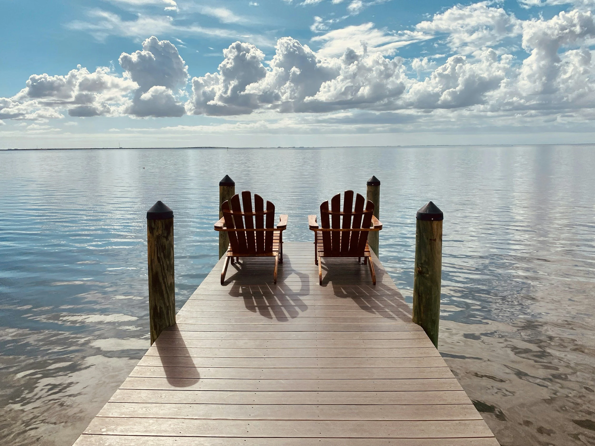 Waterfront dock built by P23 Docks in Central Florida